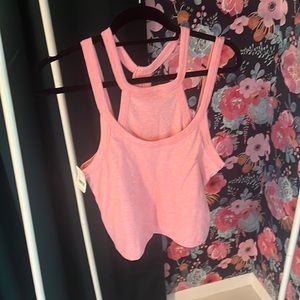 Fp Movement Two Times the Charm Tank size Medium/Large color Pink.